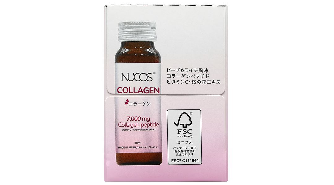 Nước uống bổ sung Collagen Nucos 7.000 hộp 10 chai x 30ml - 12