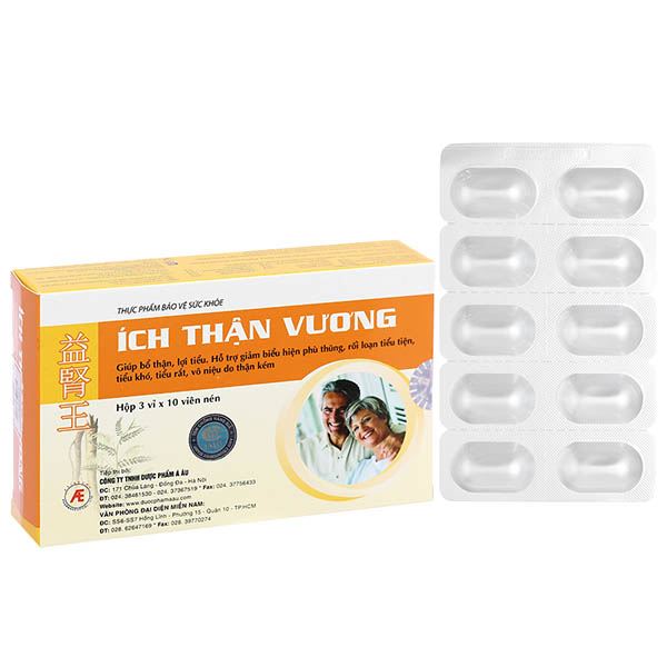 Thực phẩm bảo vệ sức khỏe Ích Thận Vương