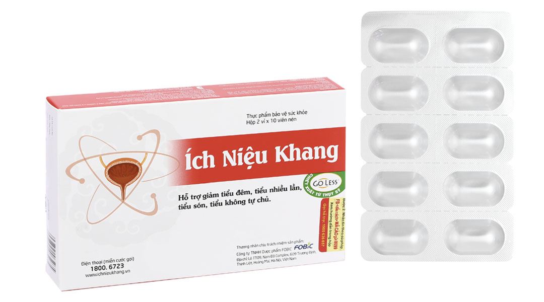 Ích Niệu Khang hỗ trợ giảm tiểu đêm