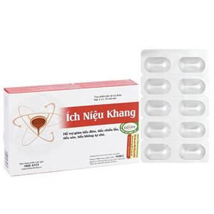 Ích Niệu Khang hỗ trợ giảm tiểu đêm hộp 20 viên