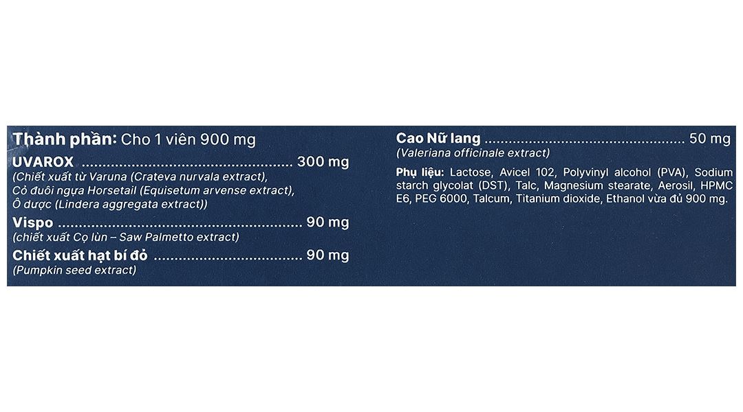 Thực phẩm bảo vệ sức khoẻ: Vương Niệu Đan - 21