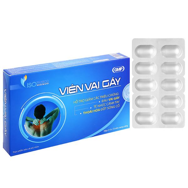 Isopharco Viên Vai Gáy hộp 20 viên