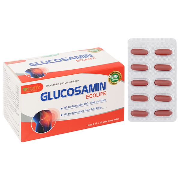 Viên uống hỗ trợ sụn/khớp Ecolife glucosamin