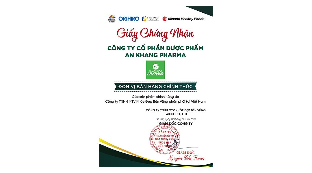 Viên uống Glucosamine Orihiro
