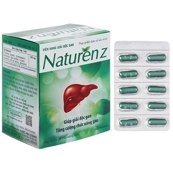 Thực phẩm bảo vệ sức khỏe Giải độc gan NaturenZ hộp100 viên