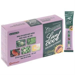 Bột Sủi Live Cool Hương Chanh Dây Hộp 10g