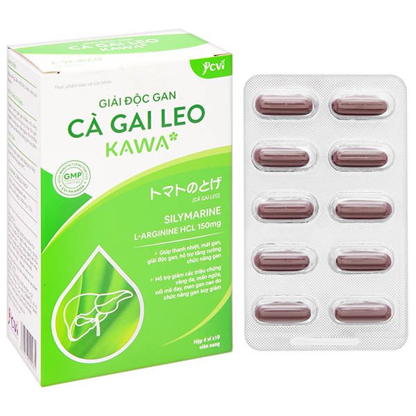 Thực phẩm bảo vệ sức khỏe Giải Độc Gan Cà Gai Leo Kawa
