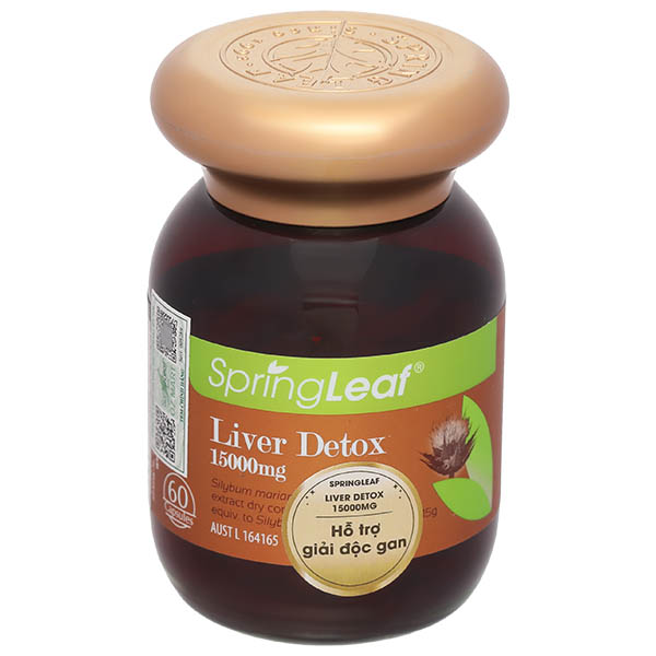 Thực phẩm bảo vệ sức khỏe SpringLeaf Liver Detox 15000mg lọ 60 viên