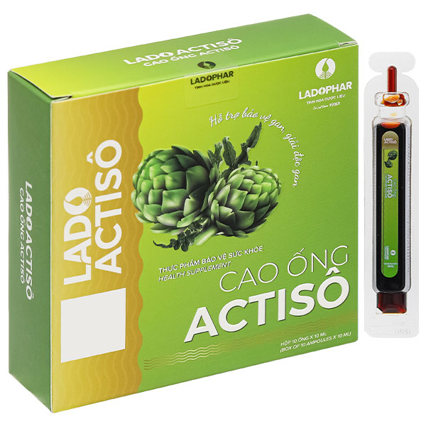 LADO ACTISO CAO ỐNG ACTISO Hộp 10 ống