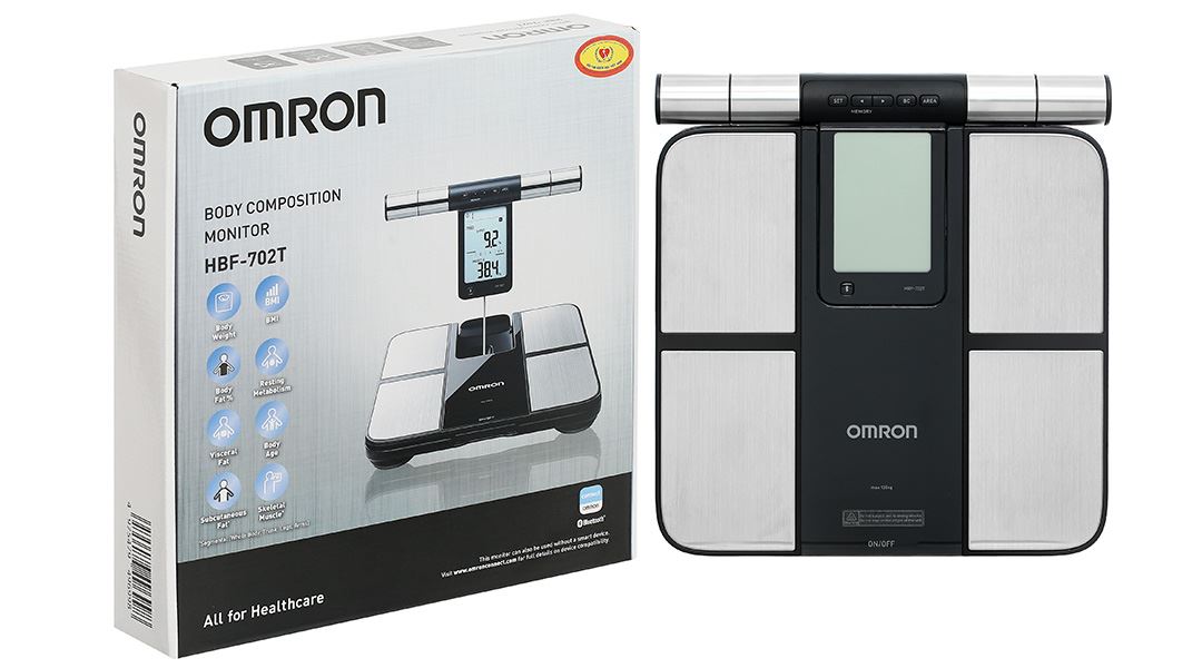 Cân điện tử Bluetooth đo chỉ số cơ thể Omron HBF-702T