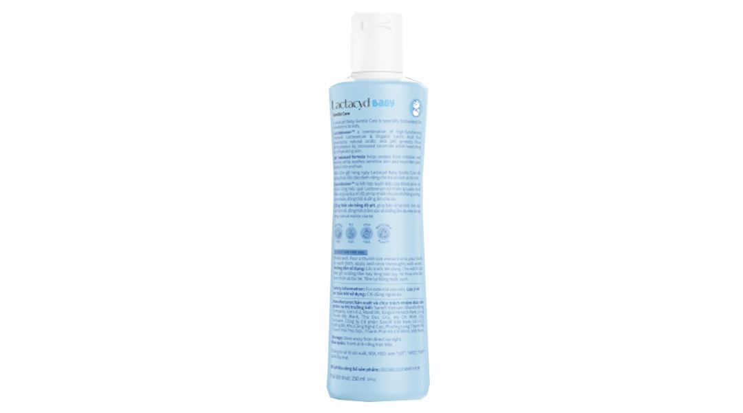 Sữa tắm gội Lactacyd BB giảm rôm sảy, hăm kẽ cho bé