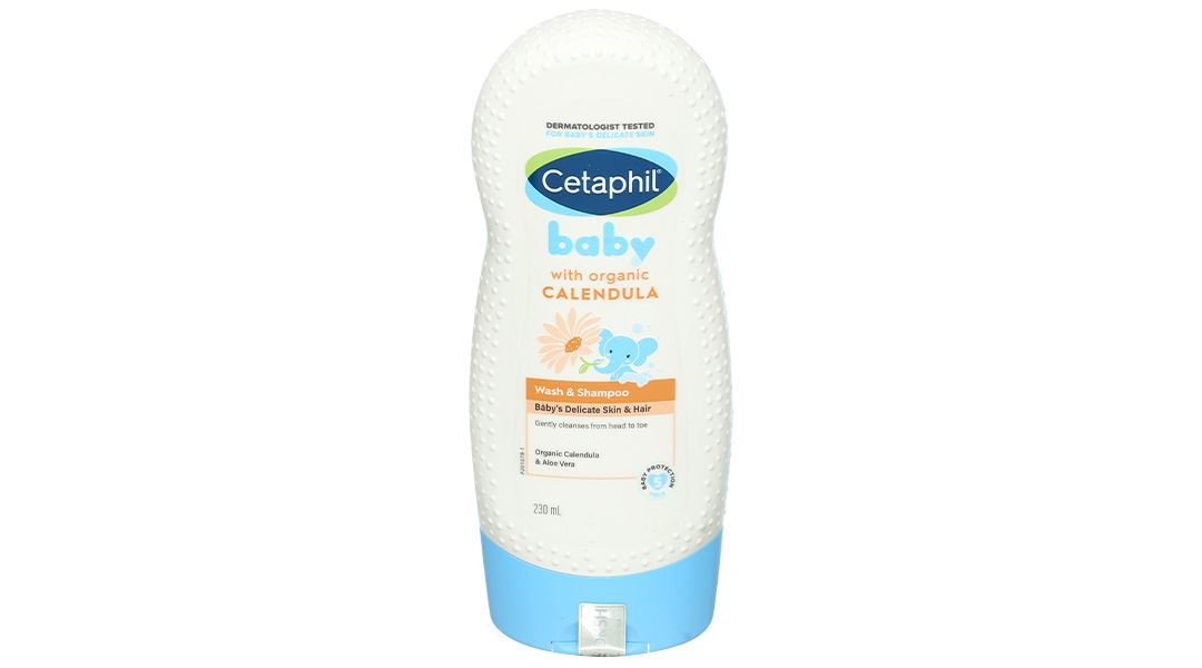 Sữa tắm gội Cetaphil Baby Wash & Shampoo Calendula chăm sóc da cho bé