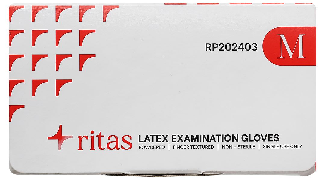 Găng tay y tế có bột Ritas Size M