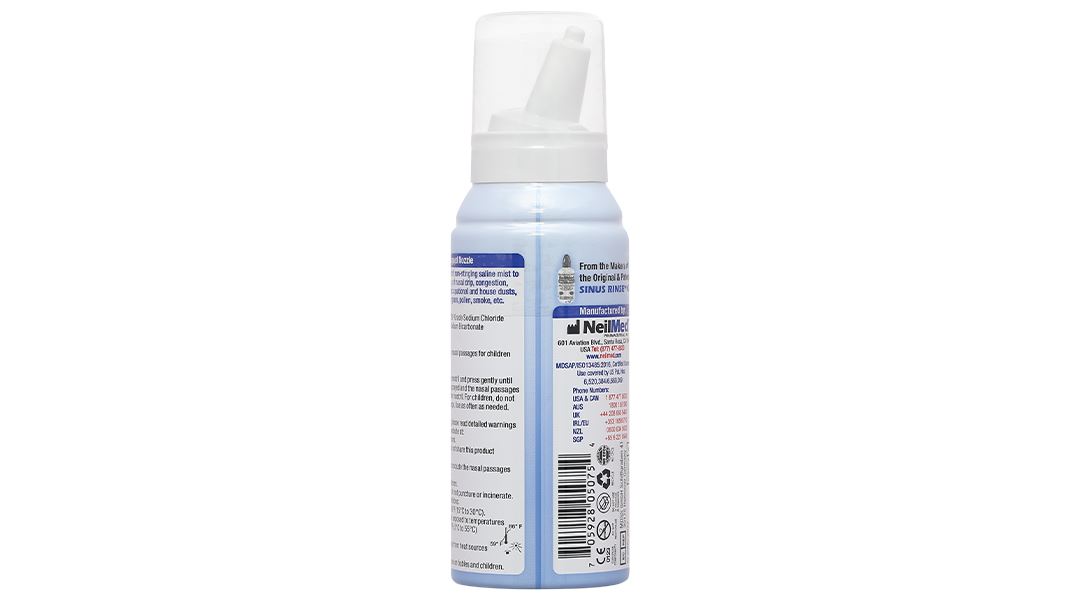 Dung dịch xịt mũi Neilmed Nasamist Saline Spray giữ ẩm mũi chai 75ml - 11