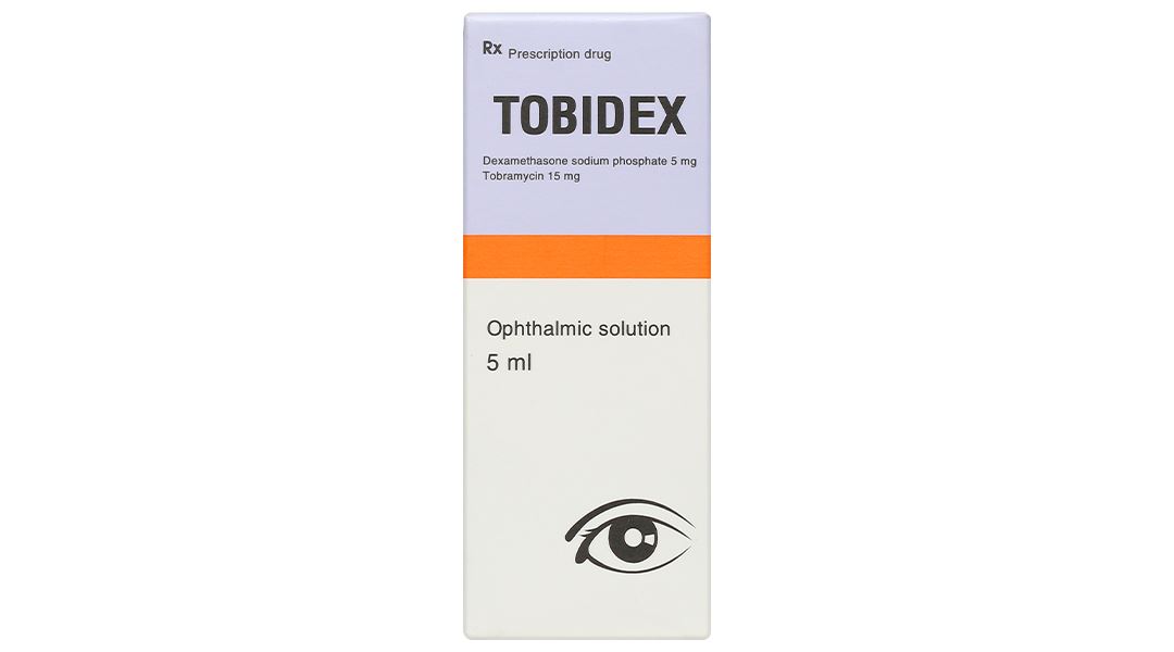 Dung dịch nhỏ mắt Tobidex điều trị viêm mắt