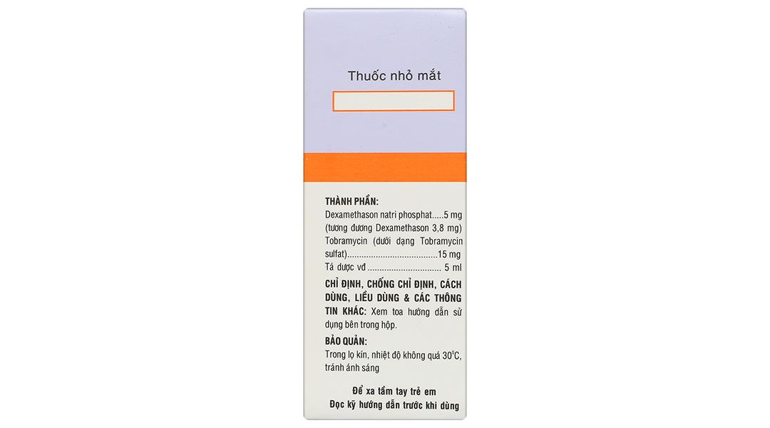 Dung dịch nhỏ mắt Tobidex điều trị viêm mắt