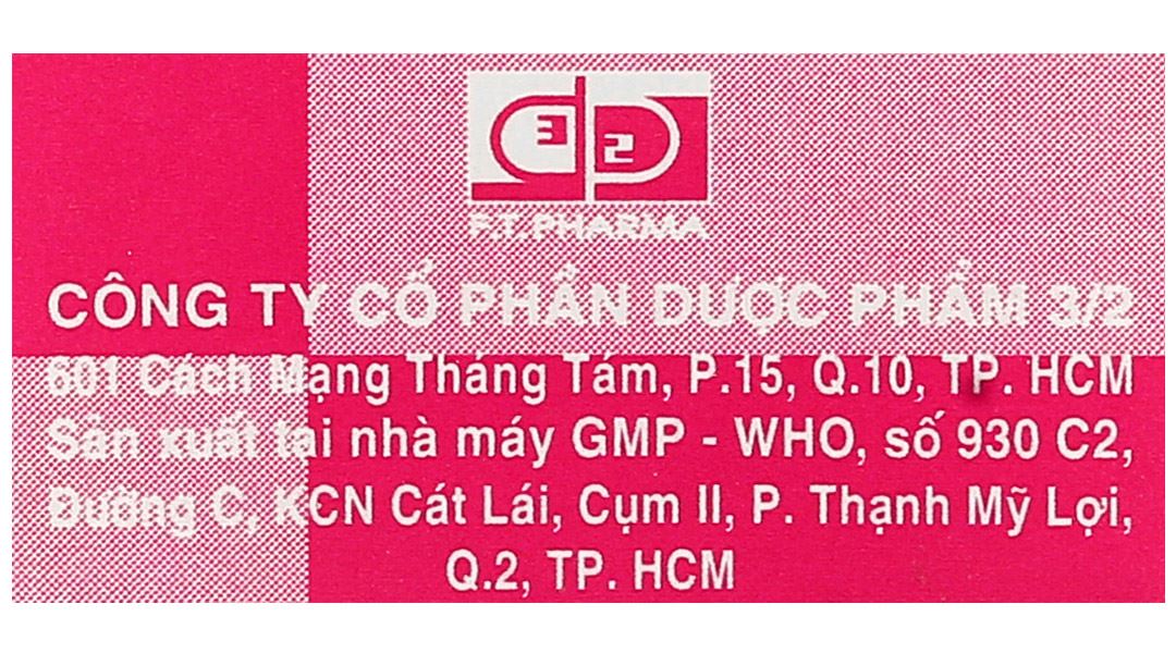 Thuốc nhỏ mắt Ciprofloxacin 0.3% F.T.Pharma điều trị loét giác mạc