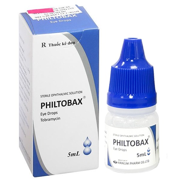 Dung dịch nhỏ mắt Philtobax trị nhiễm khuẩn mắt