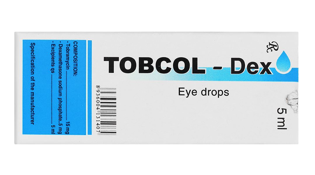 Dung dịch nhỏ mắt Tobcol-Dex điều trị viêm mi mắt, viêm kết mạc