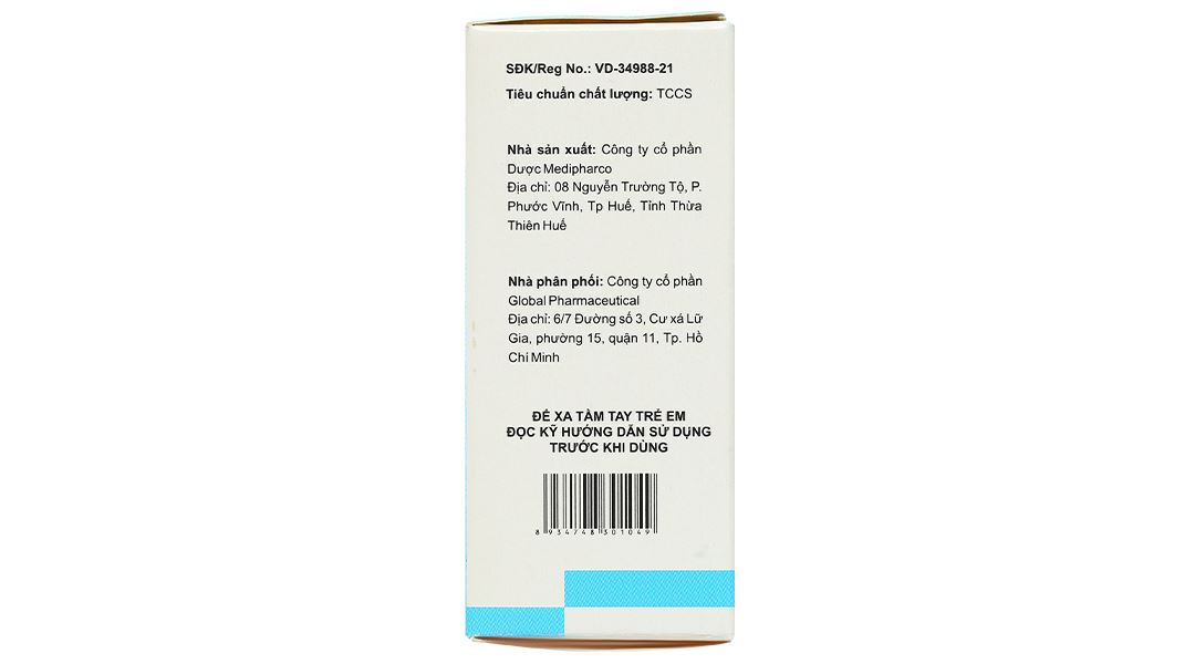 Thuốc nhỏ mắt Natriclorid 0,9% Medipharco trị kích ứng mắt, viêm mũi