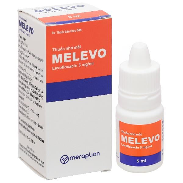 Thuốc nhỏ mắt Melevo 5mg/ml điều trị nhiễm trùng vùng quanh mắt