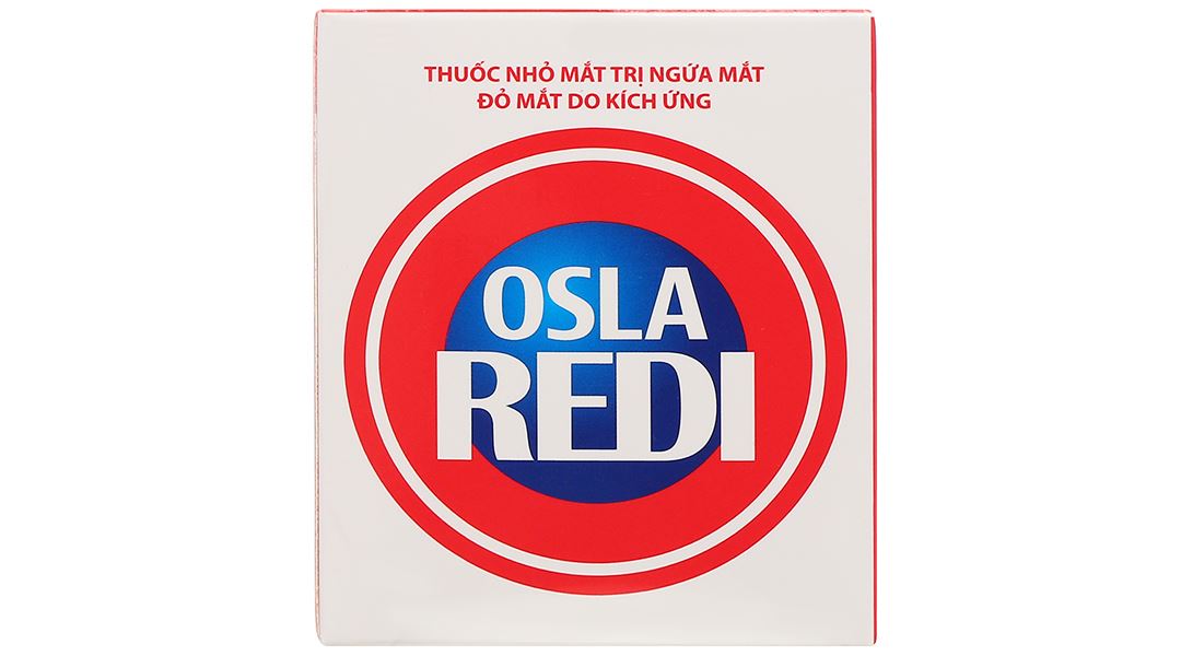 Dung dịch nhỏ mắt Osla Redi điều trị đỏ mắt, ngứa mắt, rát mắt