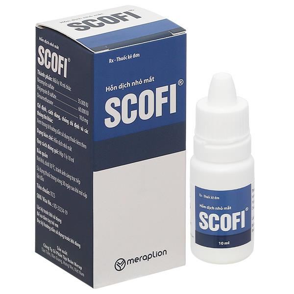 Hỗn dịch nhỏ mắt Scofl điều trị các tình trạng viêm mắt