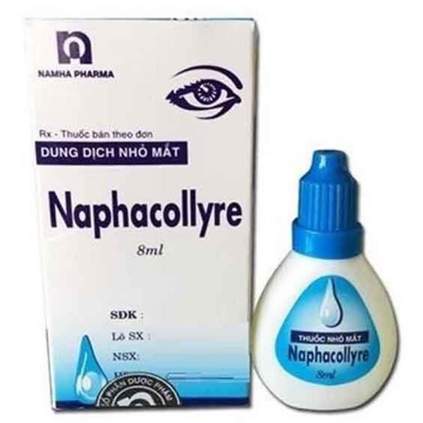 Thuốc nhỏ mắt Naphacollyre điều trị nhiễm khuẩn mắt