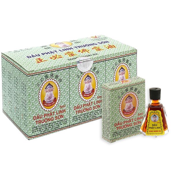 Dầu Phật Linh Trường Sơn (12 chai x 5ml) - 09/2025