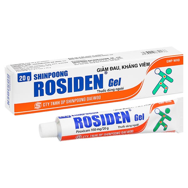 Gel bôi Shinpoong Rosiden giảm đau, kháng viêm