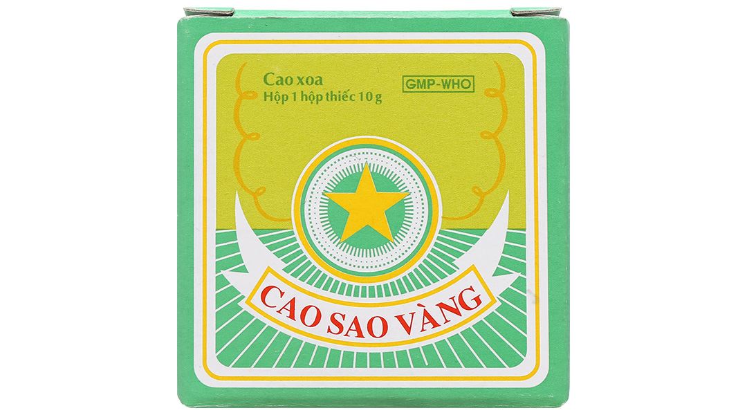 Cao Sao Vàng điều trị cảm cúm, nhức đầu