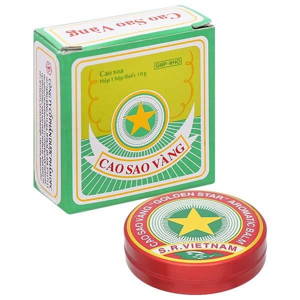 Cao Sao Vàng điều trị cảm cúm, nhức đầu