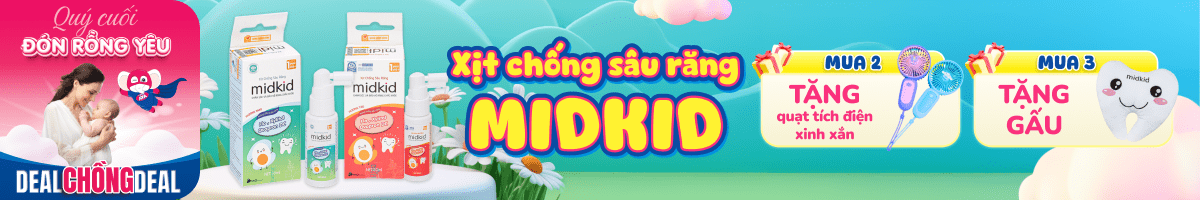 Xịt Chống Sâu Răng Midkid Chính Hãng, Giá Tốt 11/2024 - Avakids.com