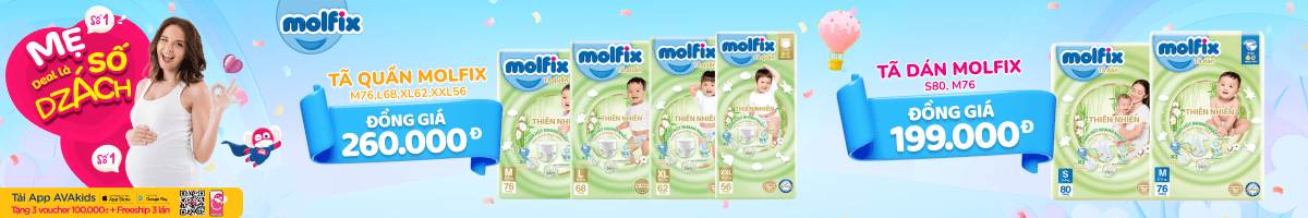 Bỉm, Tã Molfix Thiên Nhiên Thoáng Khí, Giá Tốt 05/2025 - Avakids.com