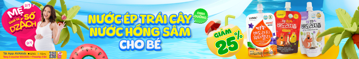 Nước Trái Cây Lusol Chính Hãng 100% Giá Tốt 05/2025 - Avakids.com