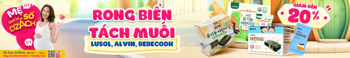 Rong Biển Ăn Liền Thơm Ngon, Bổ Dưỡng, Giá Tốt 05/2025 - Avakids.com