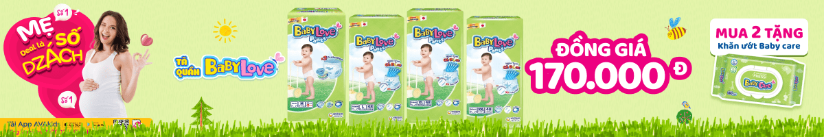 Bỉm Babylove Chính Hãng, Giá Tốt Đồng Giá 170k 05/2025 - Avakids.com