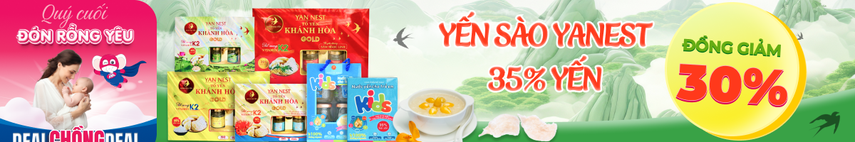 Mua Nước Yến Yan Nest Giá Tốt Đồng Giảm 30% 11/2024 - Avakids.com