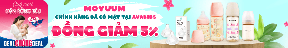 Thế Giới Bình Sữa, Núm Ti Moyuum Chính Hãng 100% Giá Tốt 11/2024 - Avakids.com