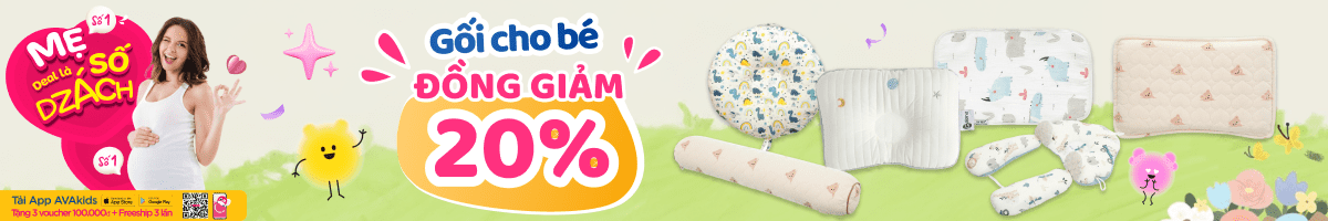 Gối Sơ Sinh Chống Ngạt, Gối Chặn Giá Tốt, An Toàn Được Tin Dùng 05/2025 - Avakids.com