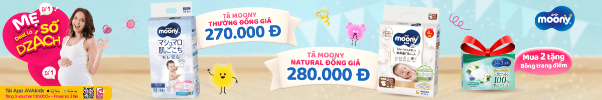 Bỉm Tã Moony Cho Bé Chính Hãng, Giá Ưu Đãi Tốt 05/2025 - Avakids.com
