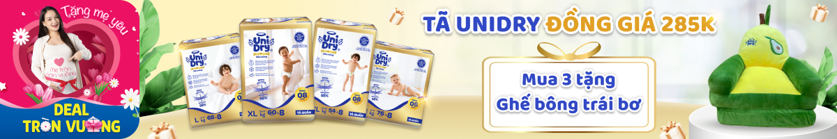 Mua Tã Unidry Chính Hãng Đồng Giá 285k 10/2024 - Avakids.com