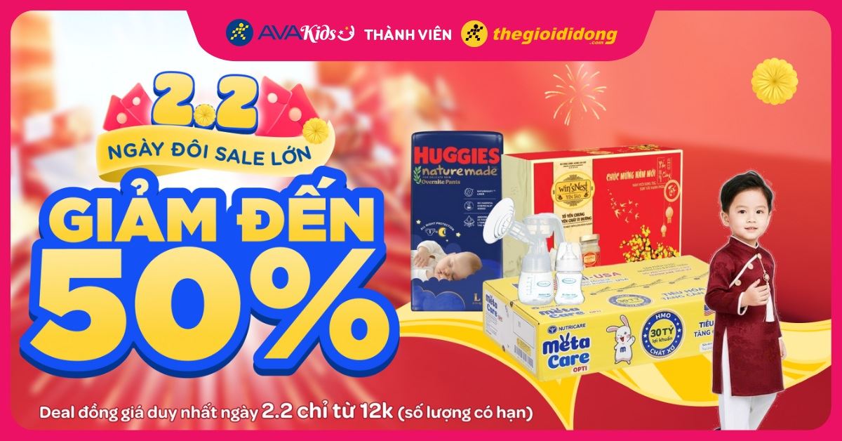 (30/01 - 02/02) DEAL CUỐI TUẦN GIẢM ĐẾN 50%. Mua ngay mẹ ơi!