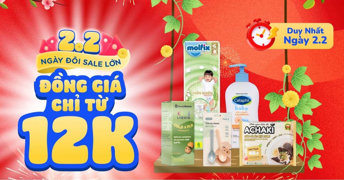 (Duy nhất 02.02) AVAKIDS SALE ĐỒNG GIÁ 2.2. Săn deal ngay mẹ ơi!
