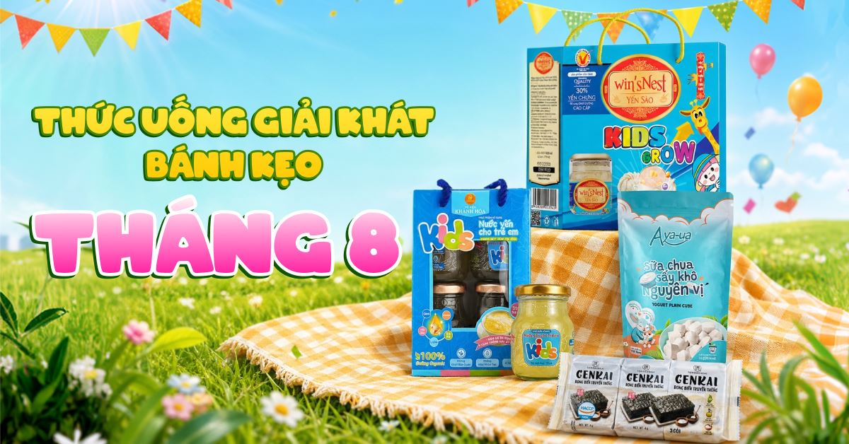 Tháng 8 săn deal – Bánh kẹo, thức uống giảm cực mê!
