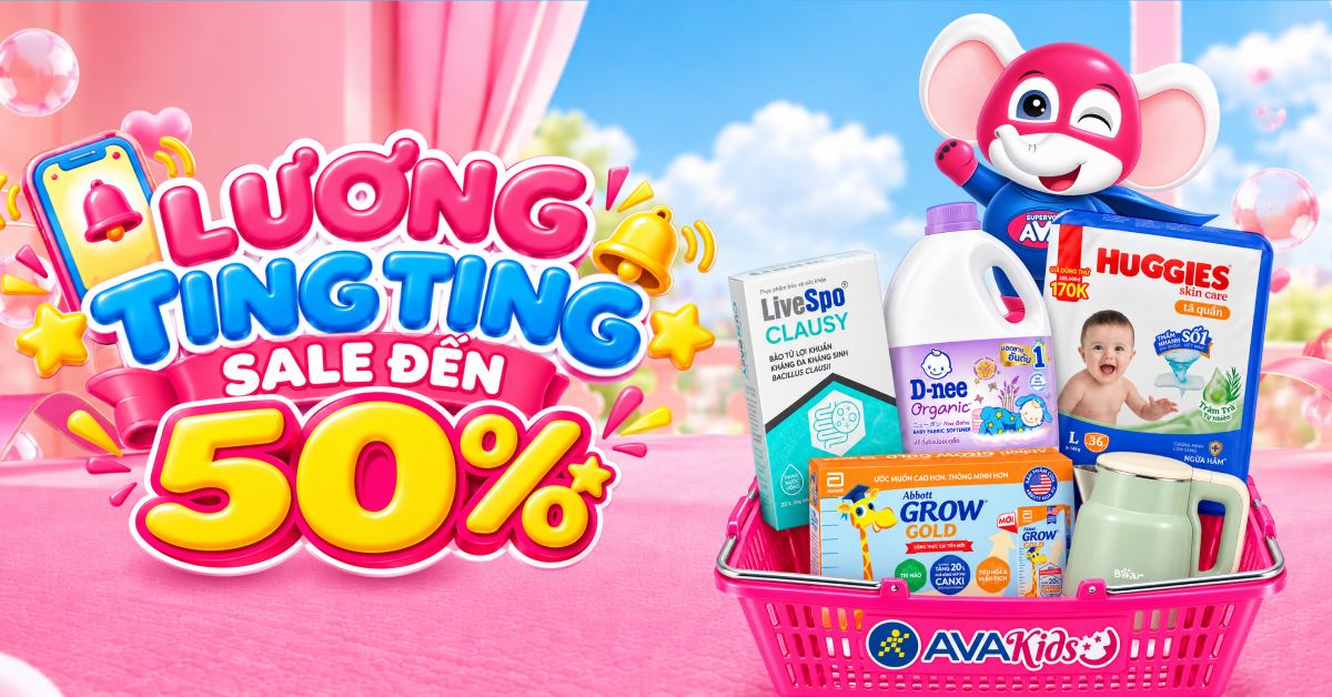 LƯƠNG TING TING - SALE ĐẾN 50% tại AVAKids 09.10 - 11.10