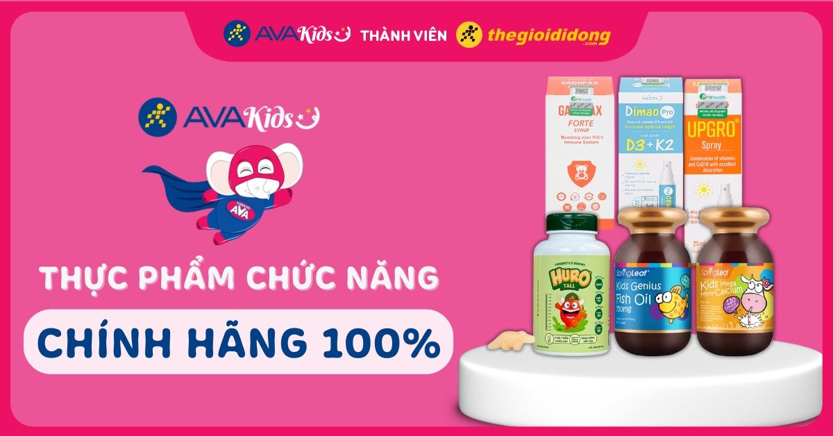 AVAKids - Địa điểm phân phối thực phẩm chức năng chính hãng 100%