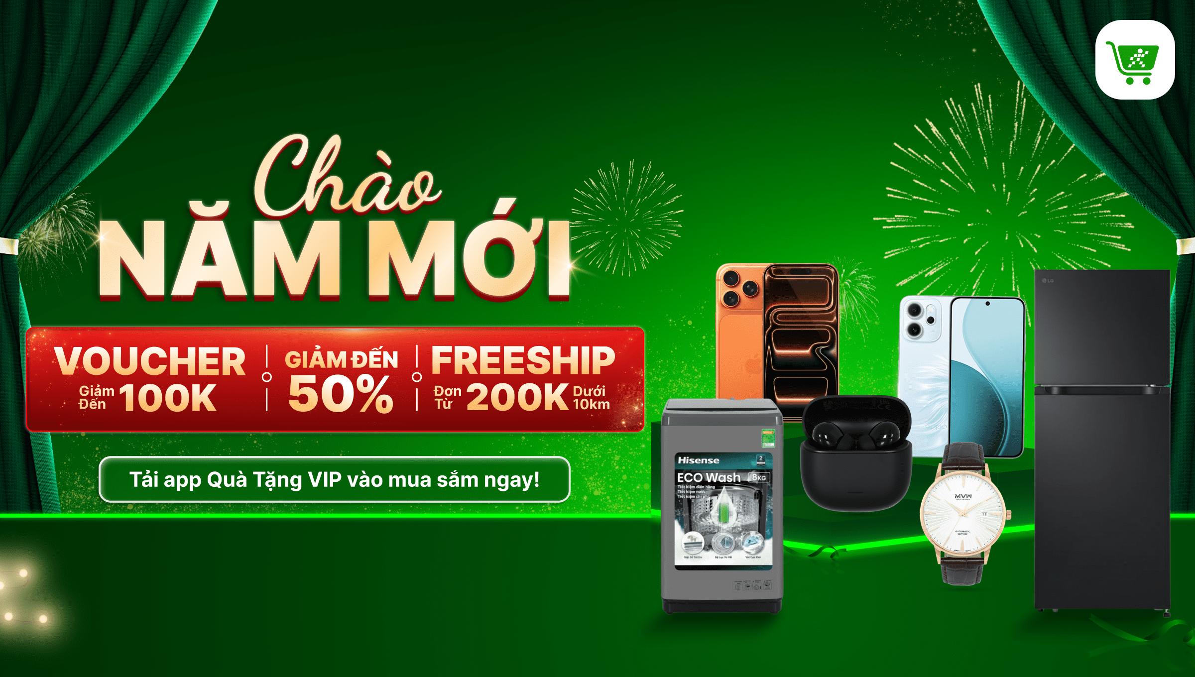 MWG SHOP - NĂM MỚI RỘN RÀNG - DEAL NGẬP TRÀN