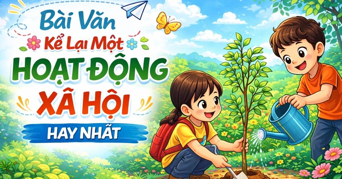 35+ bài văn kể lại một hoạt động xã hội hay nhất, đạt điểm cao
