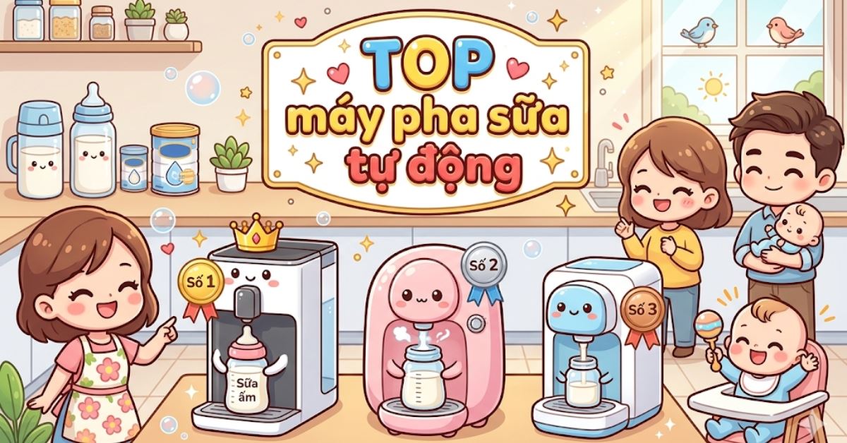Top máy pha sữa tự động tốt, chất lượng, đáng mua 2026